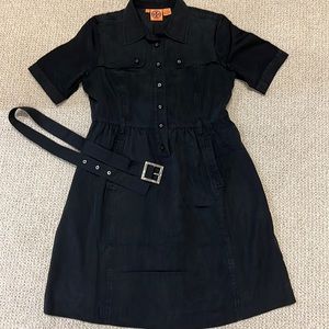 Tory Burch black shirt dress